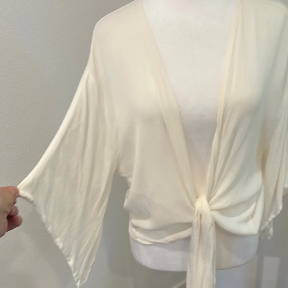 HYFVE White Tie-Front Shrug - Picture 9 of 11
